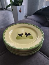 Zeller Keramik Hahn Und Henne Geschirr Kuchenteller