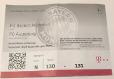 Sammler Ticket FC Bayern München - FC Augsburg (08.03.2020) 1. Bundesliga 19/20
