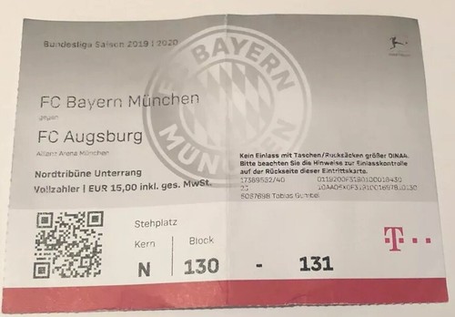 Sammler ticket bayern - sammler,