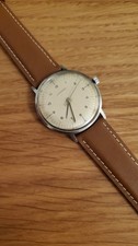 Junghans Max Bill Steel Vintage 1962 Handaufzug Hand Wound Original