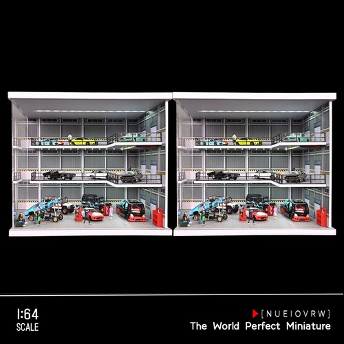 Diorama garage modell - diorama, 1:64