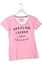 ADENAUER & CO Basic-Shirt Damen Shirt Gr. DE 34 pink-braun Casual-Look