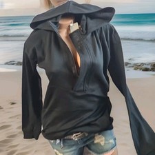 Bench Sweatshirt Pullover Pulli Hoodie Damen 32 bis 42 schwarz (0 720) NEU