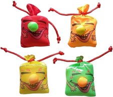 Lachsack mit Nase ca.11cm lacht bei Druck Party Spass lachen lustig Feier Kult