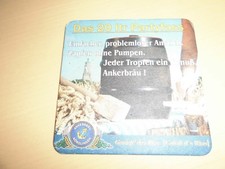  1 Bierdeckel Ankerbräu Nördlingen das 20 ltr Partyfass