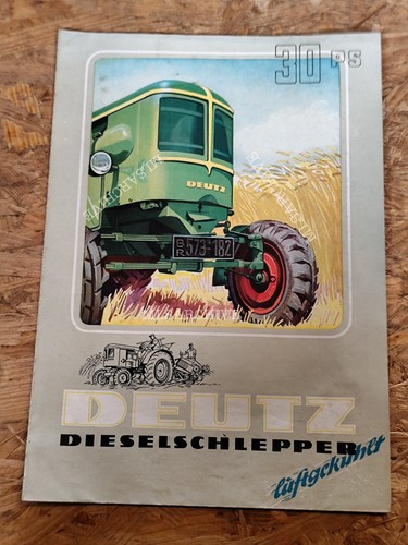 Prospekt deutz traktor - deutz, ps