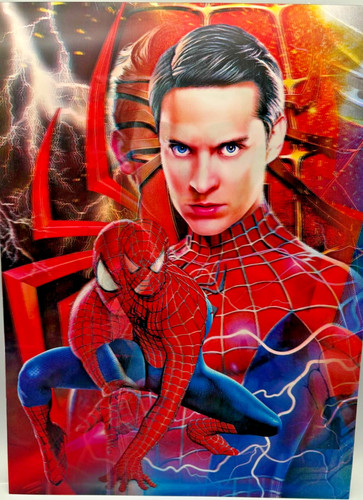 3D-Bild/Effekt-Flip-Spider-Man