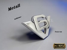 3D V6 KFZ  Metall Aufkleber