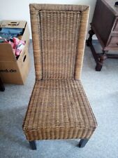 4 x KORBSTUHL mit LEHNE