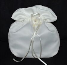 Beutel Satin Täschchen ivory