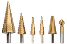 HSS Stufenbohrer Kegelbohrer Kegelsenker mit Titanbeschichtung für Metall, Holz