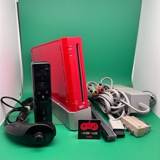 Nintendo Wii Set Konsole Rot