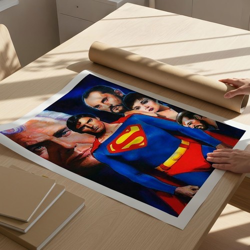Superman klassische 80er a3 - superman, 2