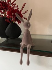 XXL Kantenhocker Hase grau