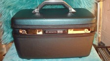 Samsonite  Beautycase, Grün, Kunststoff, guter Zustand, mit Schlüsseln + Code