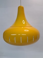 70 er Jahre Tulip Deckenlampe Gelb Vintage