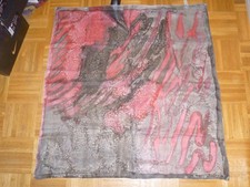 Seidenhalstuch m. handgemaltem