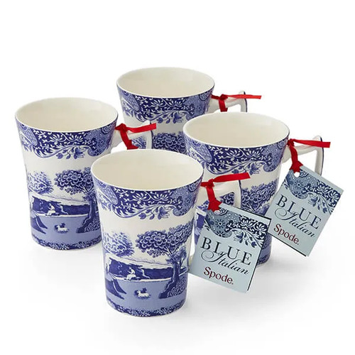 Spode blue italian 4er - italian, set