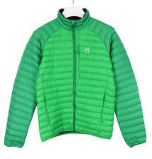 Haglofs Essens Mimic Jacke Herren Klein Reißverschluss Gepolstert Gesteppte Grün