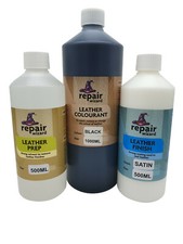 1000ml All in One Leder & Vinyl Restaurierung getragenes Set/Kit enthält Vorbereitung & Verarbeitung