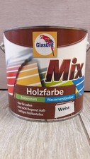 26€/L Glasurit Holzfarbe 0,5L Holz-Wetter-Schutz-Zaun-Fachwerk-Farbe (A588)
