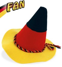 Fan hut seppl schwarz rot - fan-hut, schwarz-rot-gold