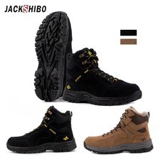 JACKSHIBO Stiefel Winter Sneaker Boots Wasserdicht Trekking Gefüttert Schuhe Neu