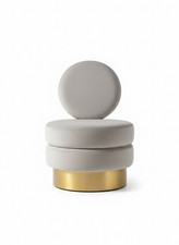 Premium Sessel Rund Bouclé