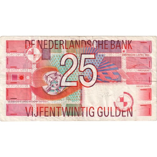 Niederlande gulden - 25,