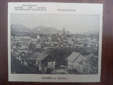 Traunstein, Chiemgau, Wasserkraftanlage, clipping, Abbildung, 1922