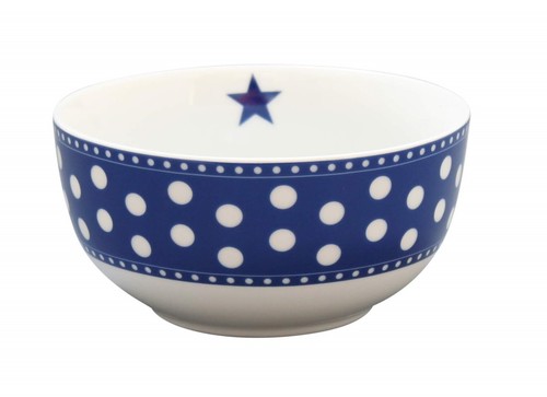 Müslischale dots blau - müslischale, hb172