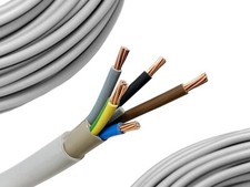 (13,15€/m)NYM-J 5x16mm² / 5G16 Feuchtraumkabel Mantelleitung 1-25m