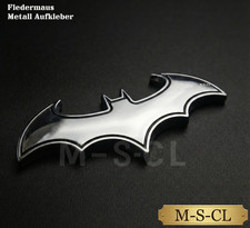 3D Fledermaus Metall Aufkleber