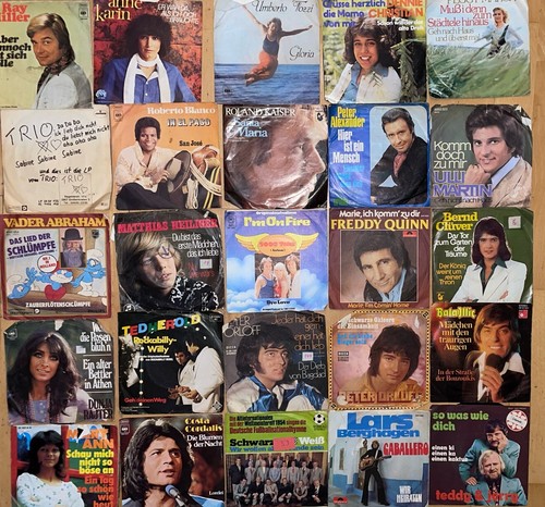 25x schallplatten vinyl - 25x, 7"