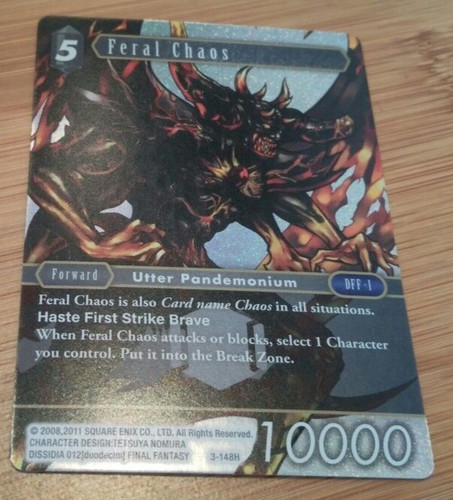 Final fantasy tcg feral - tcg, chaos