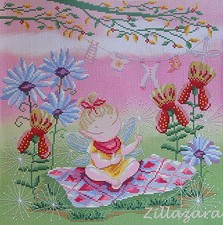 Kind Stickpackung Kreuzstich