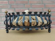 KAMINROST FEUERBOCK KAMINBOCK FÜR ECKKAMIN EISEN 