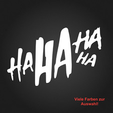 HA HA HA Joker Autoaufkleber