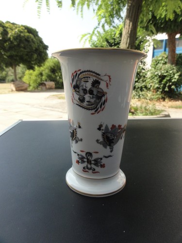 Meissen vase hof drachen - meissen,