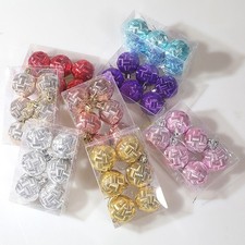 Bunte Weihnachtskugeln 6er Set