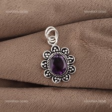 Oval Amethyst Edelstein 925