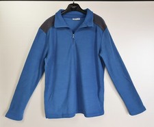 Fleece Shirt, Fleece-Pullover, Größe 164, Ski-Fleece, Ski-Shirt, blau, alive