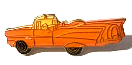 Pink cadillac pin - pink, (h29)