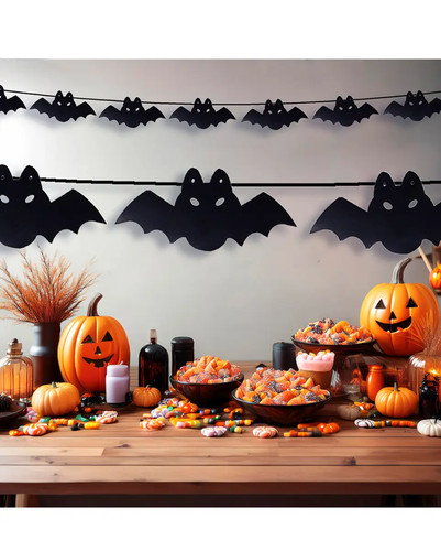 Halloween fledermaus girlande - halloween,