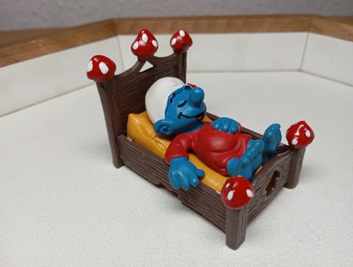 Schleich super smurf bed - super,
