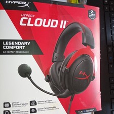 Hyper X Cloud 2 Gaming Headset Gun Metal + OVP! (PC PS4 XBOX & Mobile)