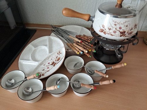 Fondue set topf mit - fondue-set:, brenner