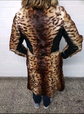 Echtpelz Mantel Leoparden