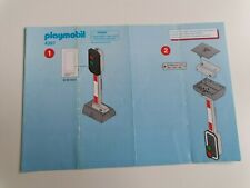 Playmobil 4397 NUR Bauplan Beschreibung für Ampel Ampelanlage M305