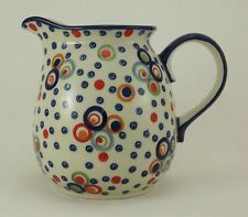 B-Ware Bunzlauer Keramik Krug; Blumenvase; Milchkrug; 1,4Liter, UNIKAT(D040-AS38